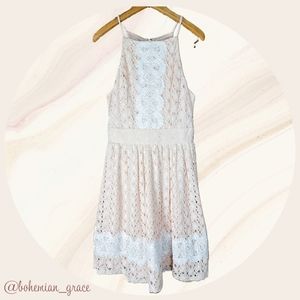 🕊️Altar'd State Blush Lace Dress size XS